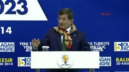 Başbakan Ahmet Davutoğlu Balıkesir İl Kongresinde Konuştu 2
