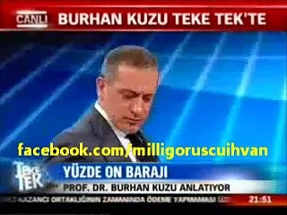 burhan kuzu; Saadet partisi _Meclise girmesin_ diye barajı düşürmüyoruz