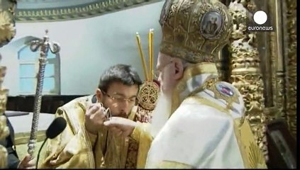 François en Turquie: liturgie orthodoxe et bénédiction œcuménique
