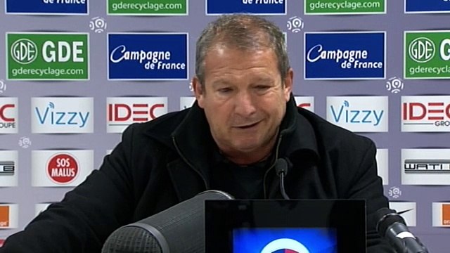 Rolland Courbis après SM Caen 1-1 MHSC (15ème journée L1)