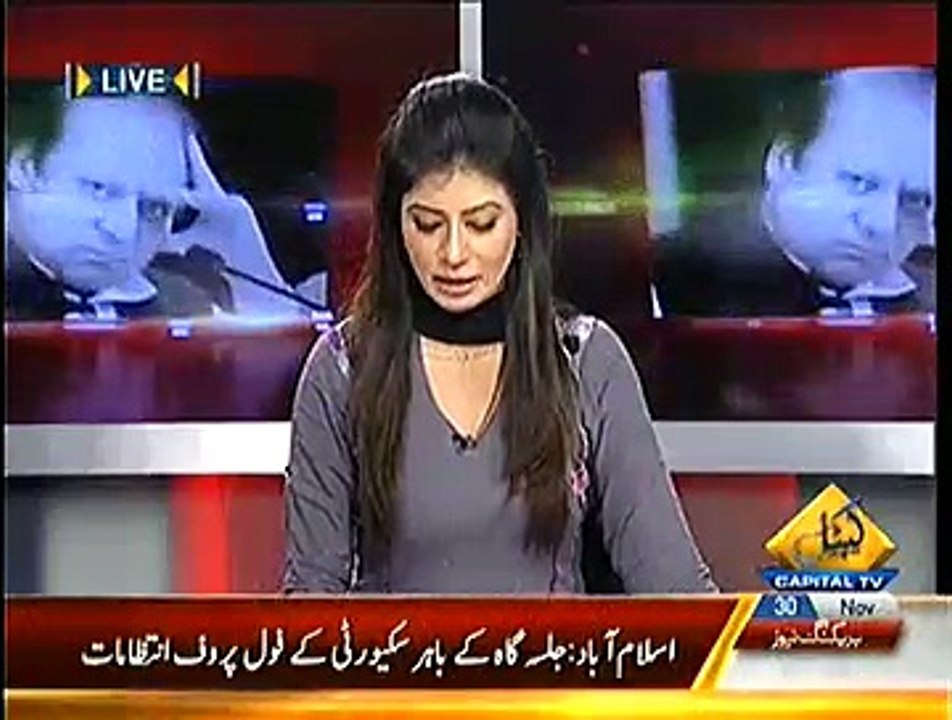 PTI Workers Beating 'Toy Lion' After Reaching Islamabad Jalsa
