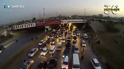 Go Nawaz Go entering Islamabad