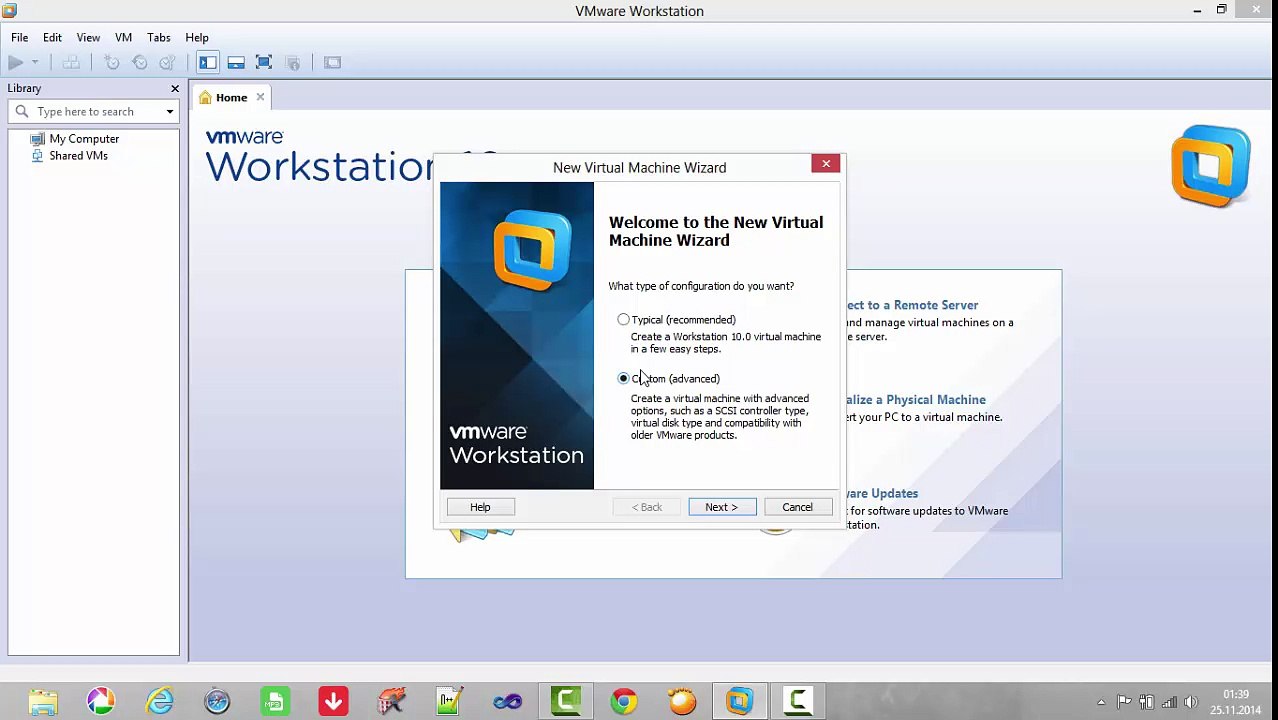 vmvare station yardımı ile pardus kde kurulumu