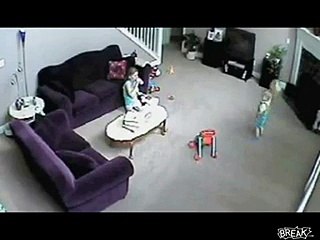 Pet Cat Attacked on Girl - Video