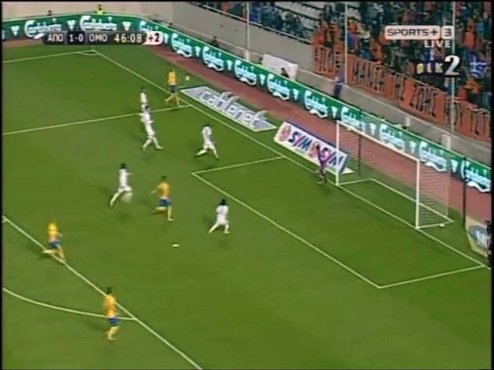 ΑΠΟΕΛ - Ομόνοια (Φάση Τζιμπούρ 45+1΄)