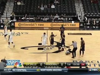 un arbitre mis KO sur l'entre-deux