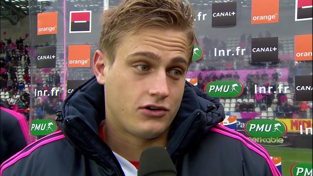 TOP14 - Stade Français-Brive: Interview Jules Plisson (PAR) - J12 - Saison 2014/2015