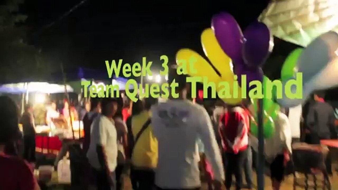 Training for week 3 at Team Quest Thailand