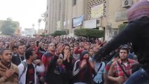 Kahire Üniversitesi'nde Darbe Karşıtı Gösterileri