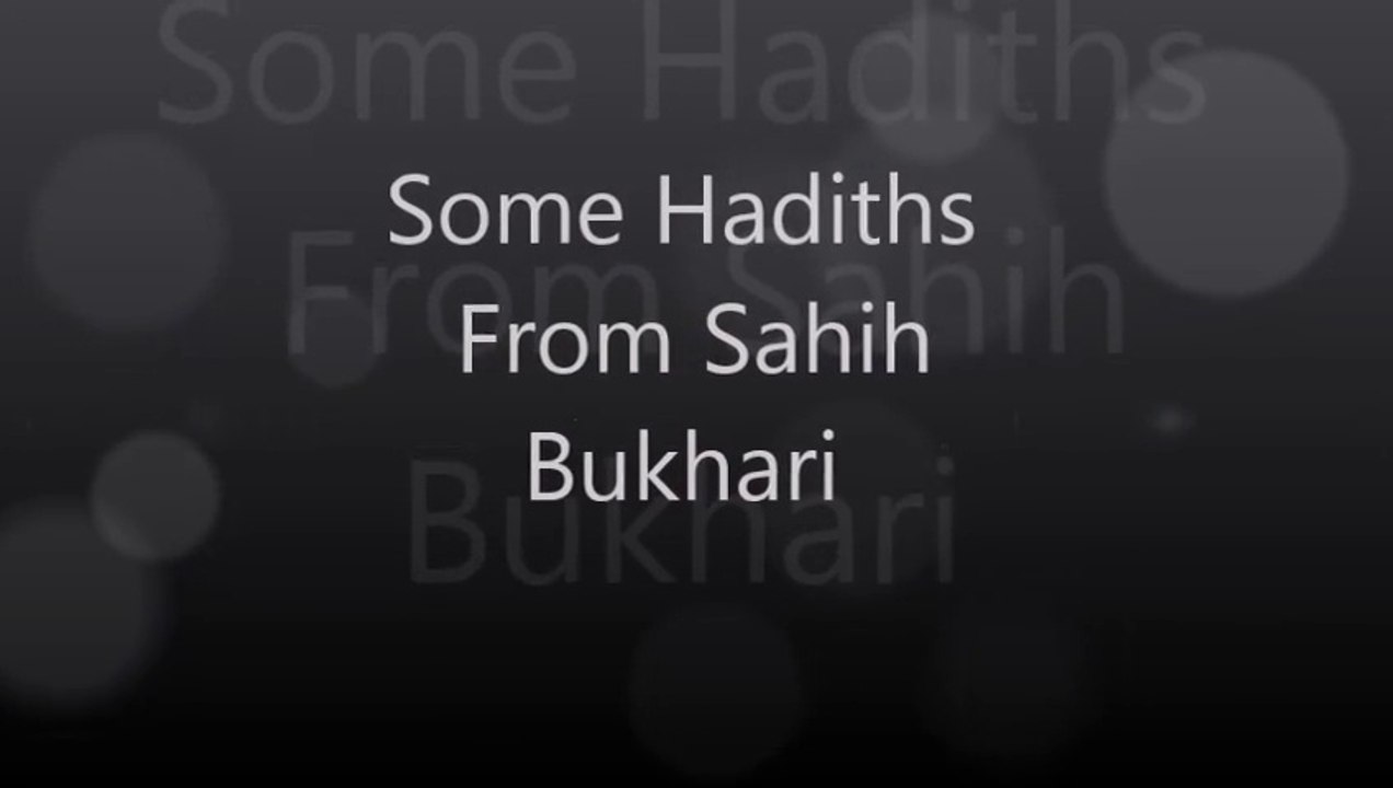Three beautiful hadiths