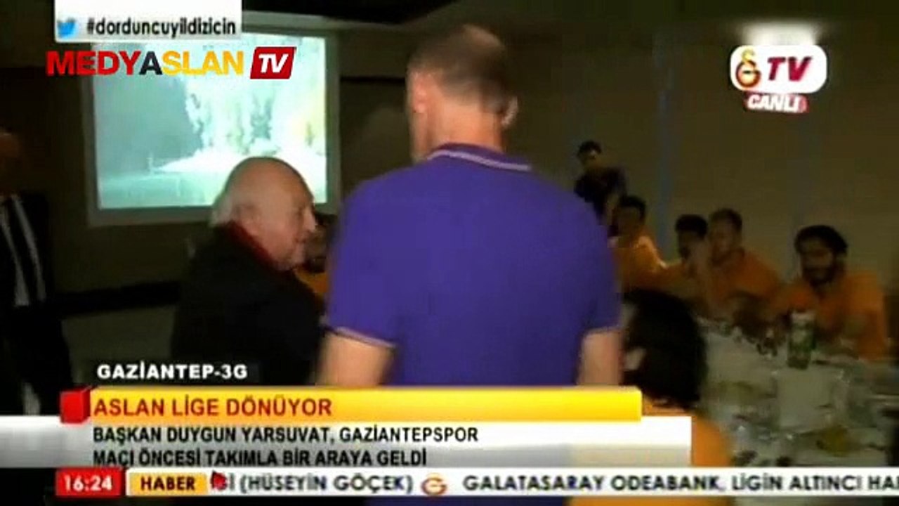 Duygun Yarsuvat'tan futbolculara moral!
