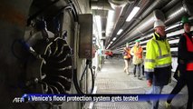 MOSE system protects Venice against floods