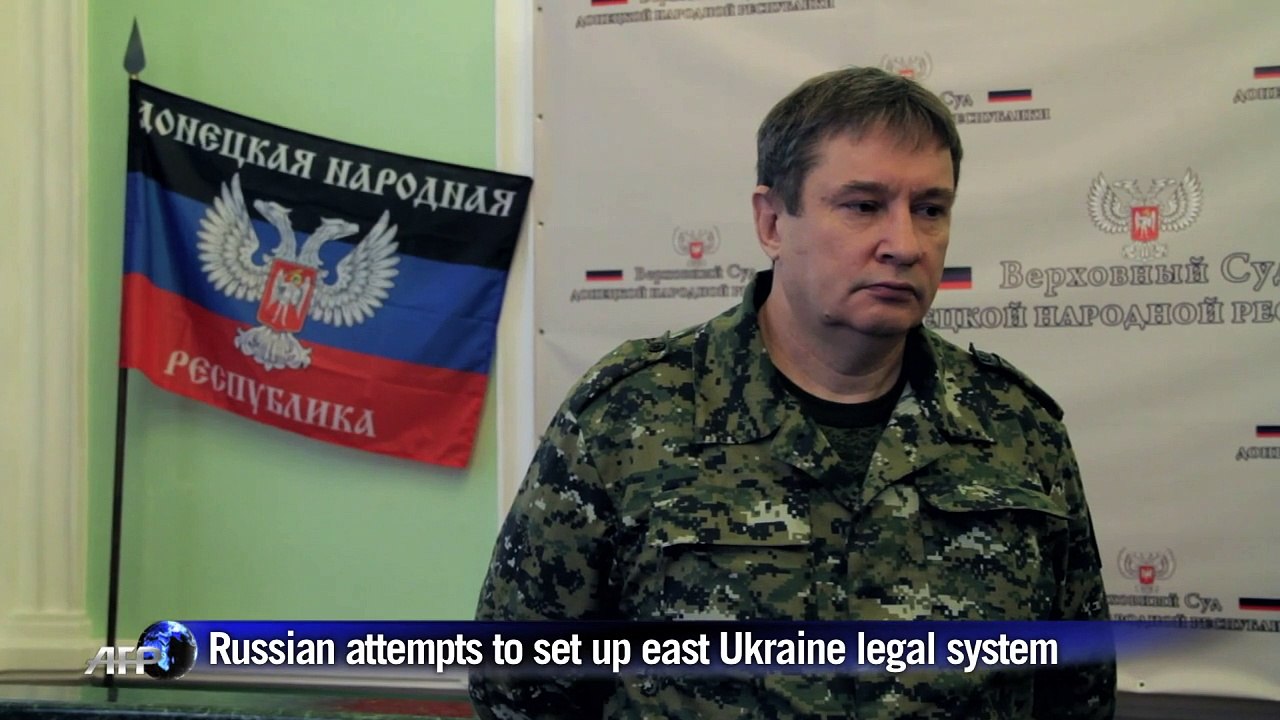 Ukraine rebels lay down law in illegal state