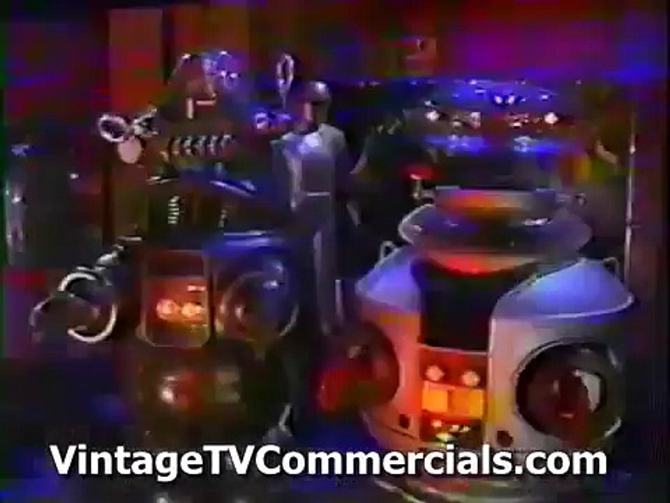 Several RARE LOST IN SPACE ROBOT B9 and ROBBY THE ROBOT TV Commercials Part 2