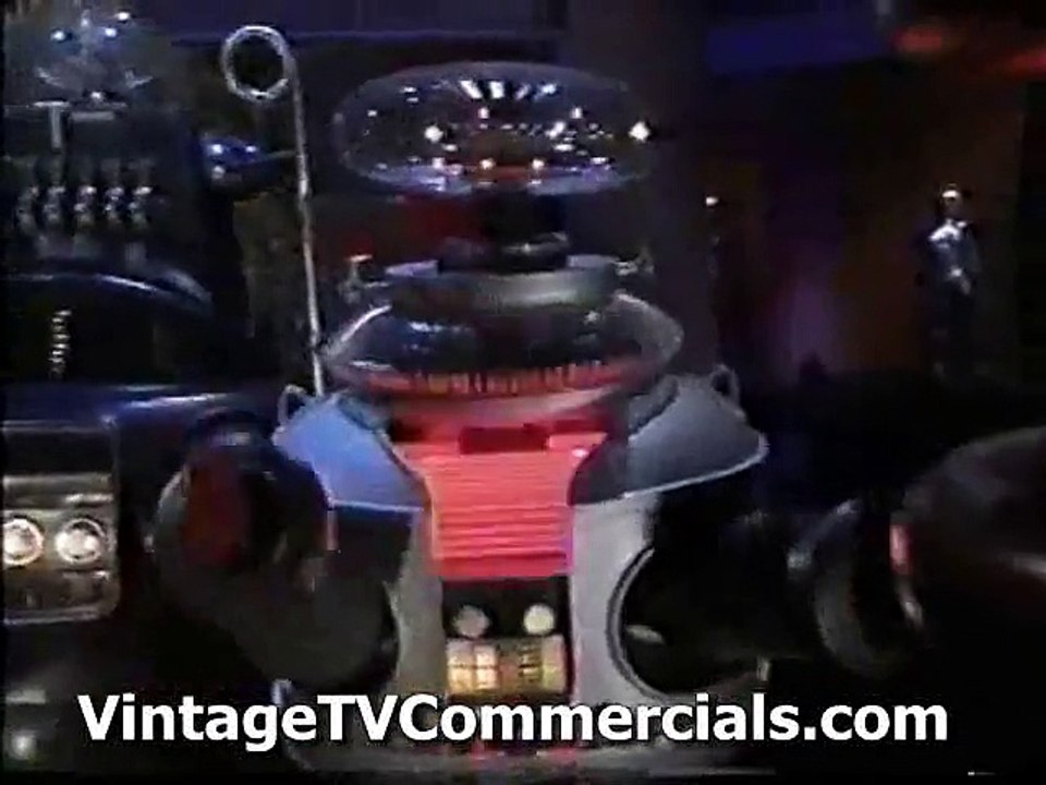 Several RARE LOST IN SPACE ROBOT B9 and ROBBY THE ROBOT TV Commercials  (Part 3)