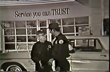 VINTAGE 1960's DON ADAMS GET SMART FAME TEXACO COMMERCIAL WITH A CHIMP