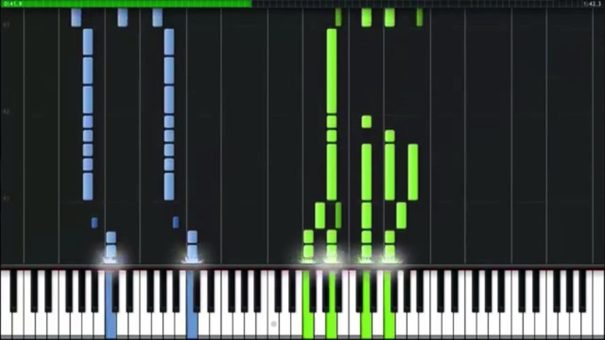He's a pirate - Pirates of the Caribbean (Piano tutorial by Plouc 96)  Synthesia 100% speed - Vidéo Dailymotion