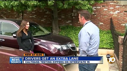 TRAFFIC- Drivers Get Extra Lane During Rush Hour with -Zipper- Barrier-Transfer Machines