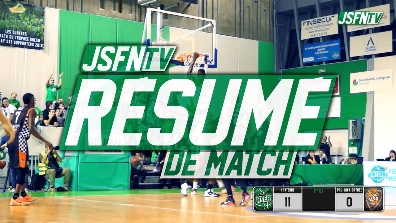Résumé - JSF Nanterre vs Le Mans (29/11/14) (Pro A - J10)