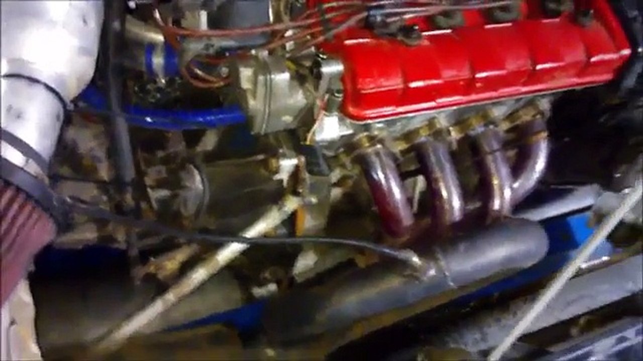 Honda Civic 1986 op testbank bij VMT