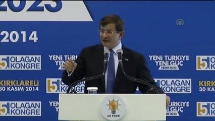 Davutoğlu: "İnşallah 2015 Haziranında Türkiye Yepyeni Bir Döneme Girecektir"