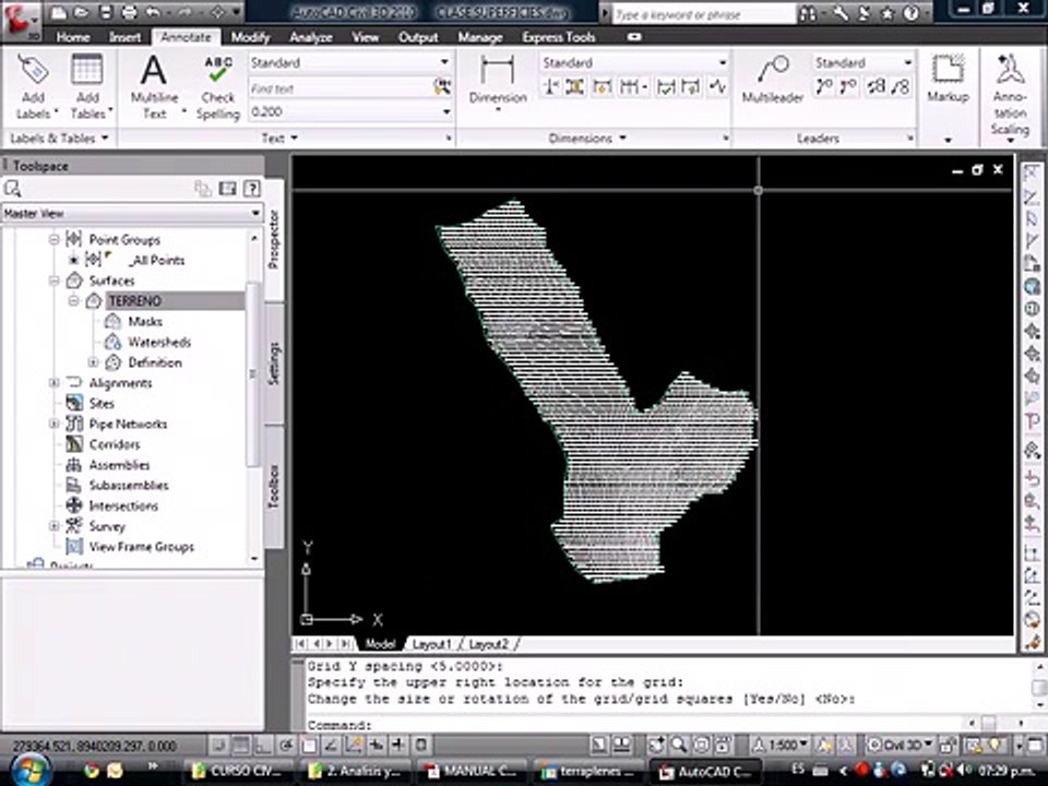[13_16] AutoCAD Civil 3D 2010 - Superficies | Clase 2