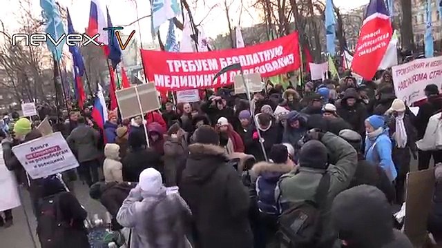 Марш медиков против сокращений 30.11.2014