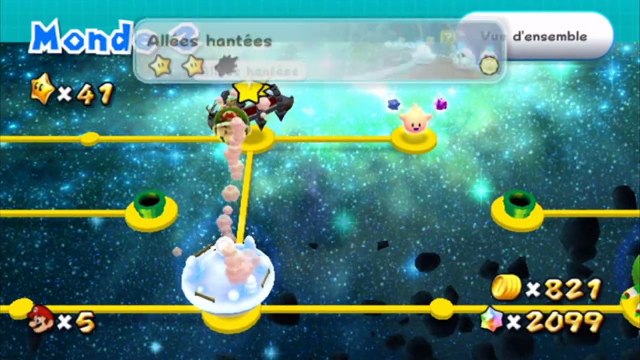 Super Mario Galaxy 2 - Monde 3 - Allées hantées : Chaos dans l'au-delà