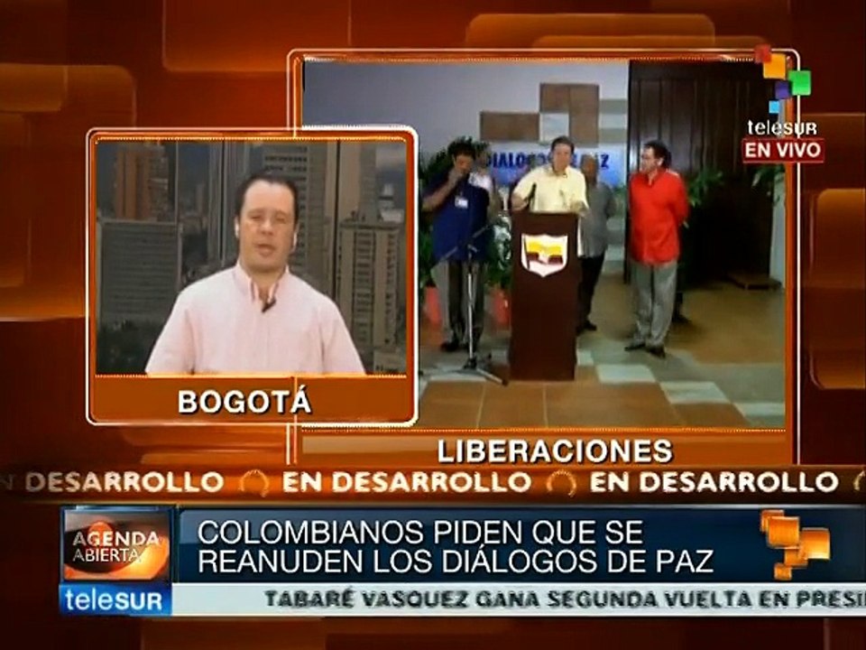 Colombianos piden a Santos un cese al fuego bilateral con las FARC