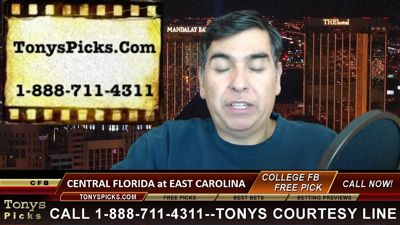 East Carolina Pirates vs. Central Florida Knights Free Pick Prediction NCAA College Football Odds Preview 12-4-2014