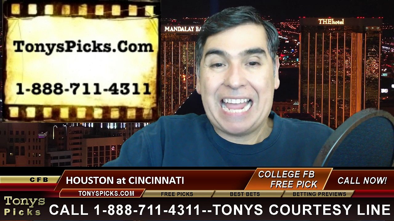 Cincinnati Bearcats vs. Houston Cougars Free Pick Prediction NCAA College Football Odds Preview 12-6-2014