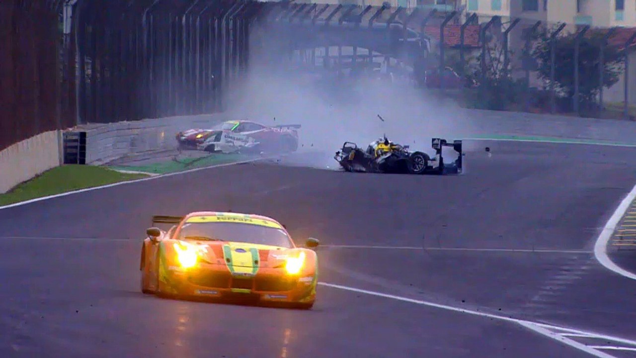 Horror crash for Webber in Brazil