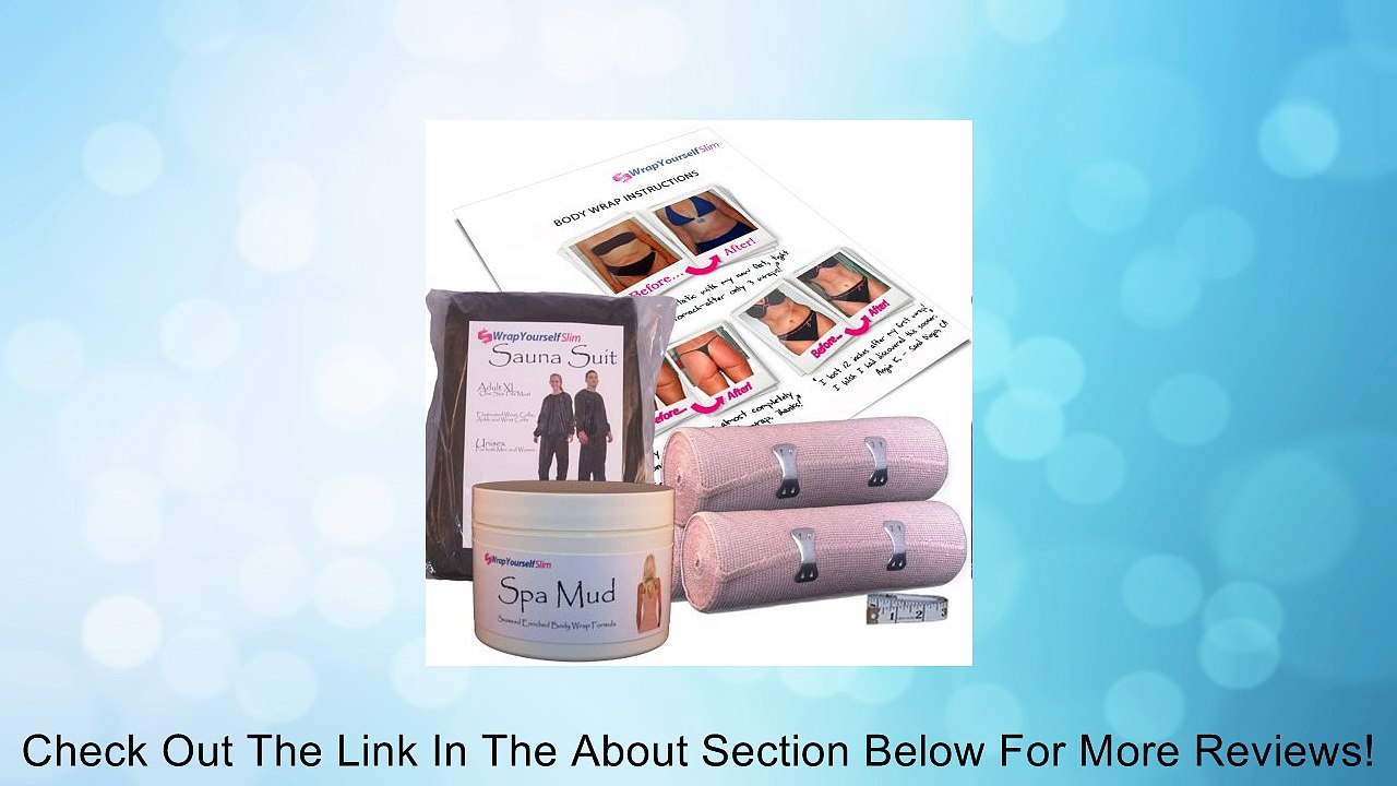 Wrap Yourself Slim Sea Mud Body Wrap Kit for Spot Wraps Review
