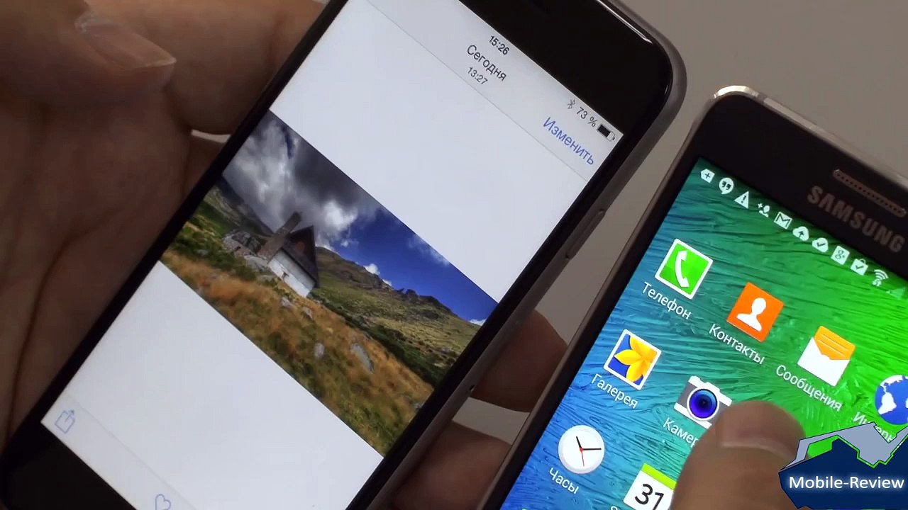 Сравнение iPhone 6 и Samsung Galaxy Alpha