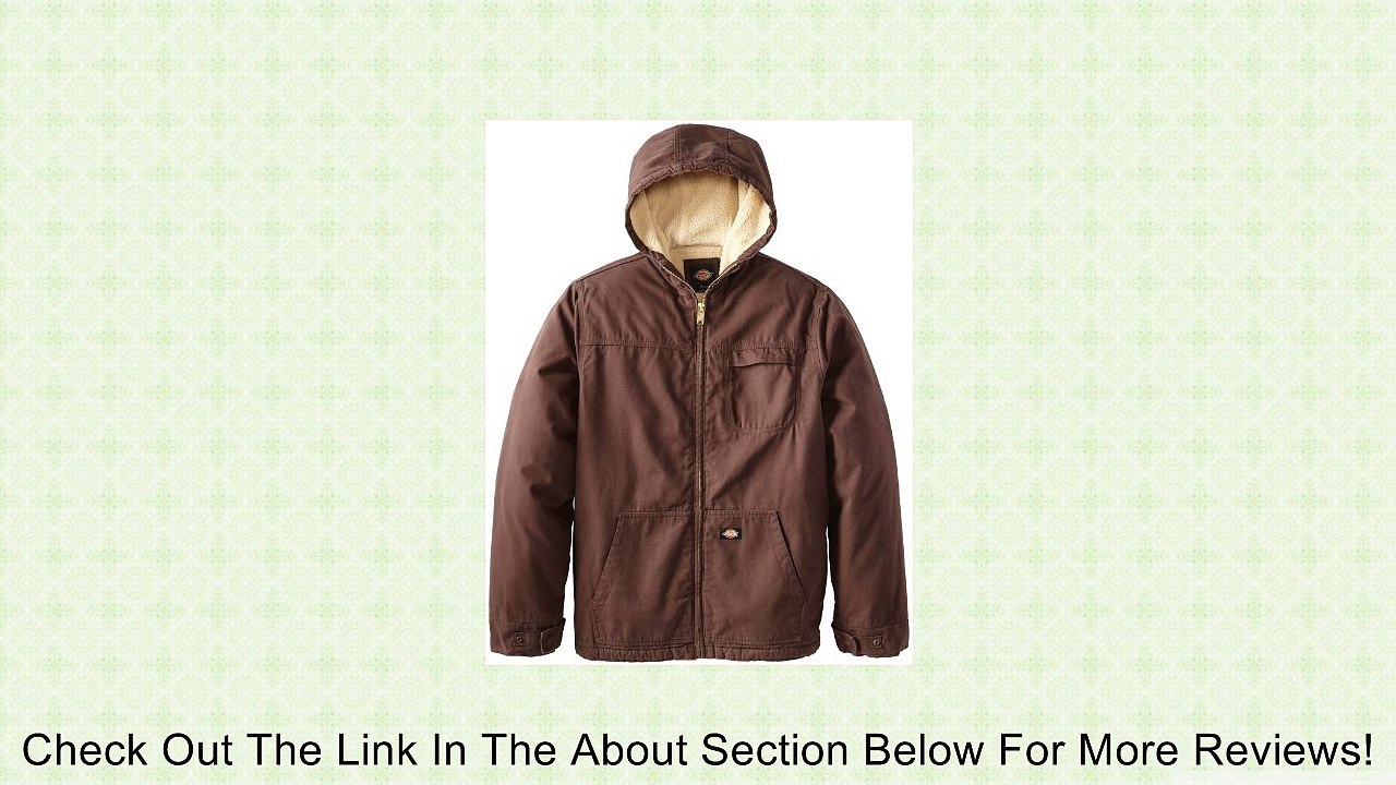 Dickies Men's Big-Tall Sanded Sherpa Lined Hooded Jacket Review