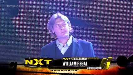 [2014-08-28] William Regal's first night as NXT General Manager