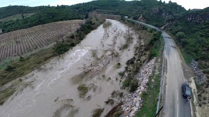 Aude et Pyrénées-Orientales: d'importants dégâts avec les inondations
