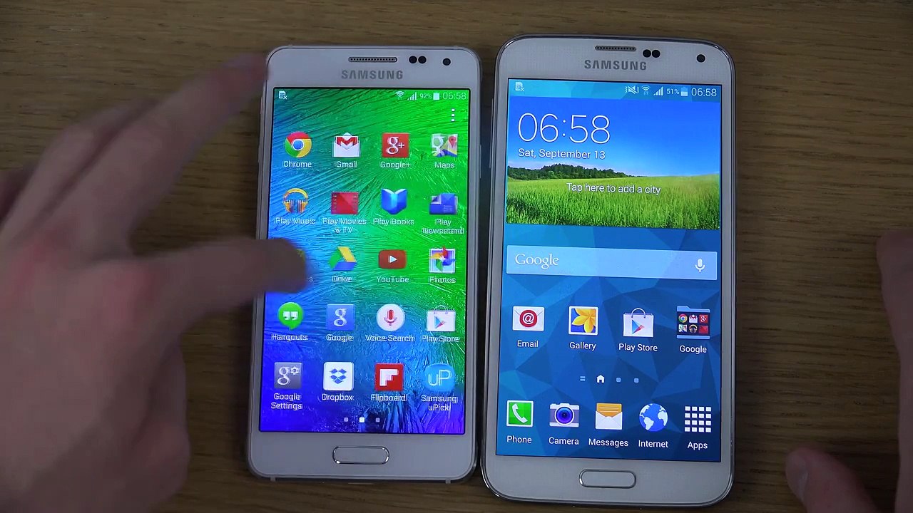 Samsung Galaxy Alpha vs. Samsung Galaxy S5 - Review