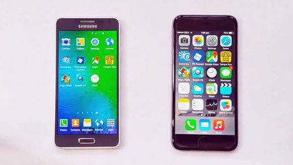 iPhone 6 vs Samsung Galaxy Alpha Speed Test!