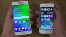 Samsung Galaxy Alpha vs. iPhone 5S - Which Is Faster!