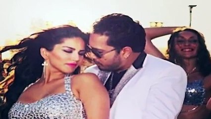 Hot Sunny Leone And Mika Singh Gets Cozy