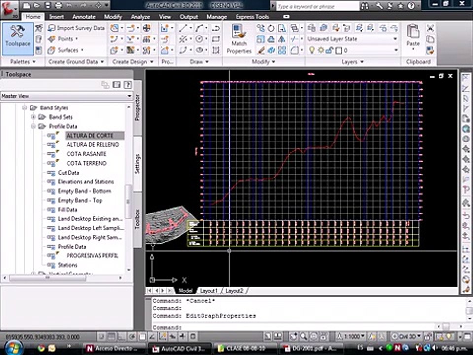 [10_18] AutoCAD Civil 3D 2010 - Alinemiento Horizontal | Clase 3