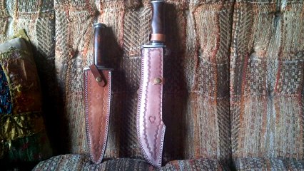 The Swordflasher Bowie made by Poshland Knives