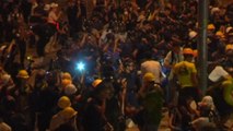 Hundreds of Hong Kong protesters clash with riot police