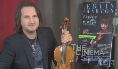 Edvin Marton Plays His Million Dollar Violin at TCS Studios