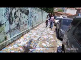 Eleições transcorrem com tranquilidade, mas deixam rastro de 5t de lixo