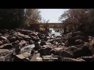 Rio Atibaia volta a sofrer com estiagem