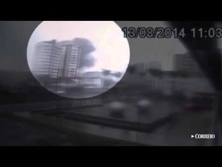 Vídeo mostra o momento da queda do avião de Eduardo Campos