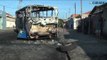 Ônibus é queimado e três são apedrejados em Campinas