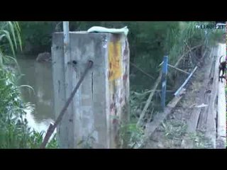 Ponte interditada isola famílias no Guará